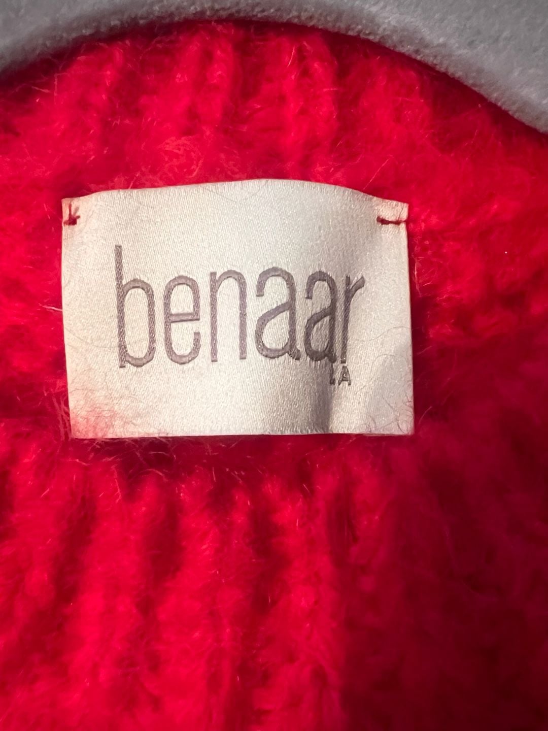Benaaar Red Short Sleeve Knit Sweater 3