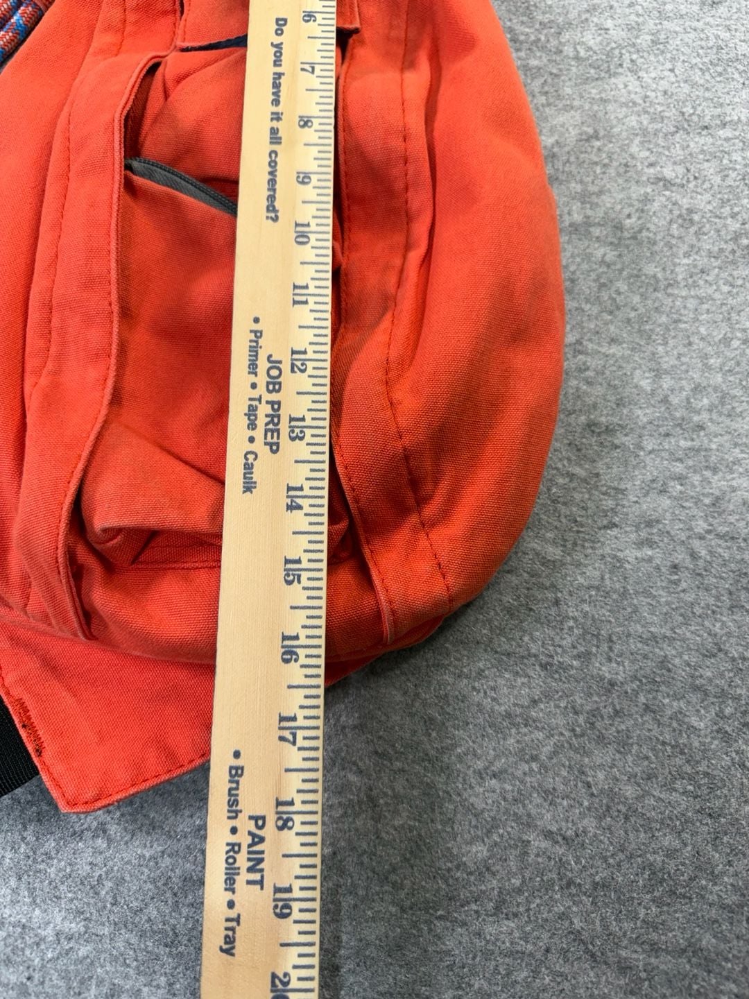 Kavu Rope Sling Bag Orange Cotton Crossbody Backpack 8