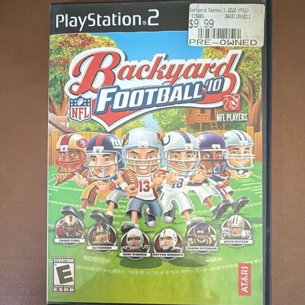 Backyard Football 10 PS2 Game CIB