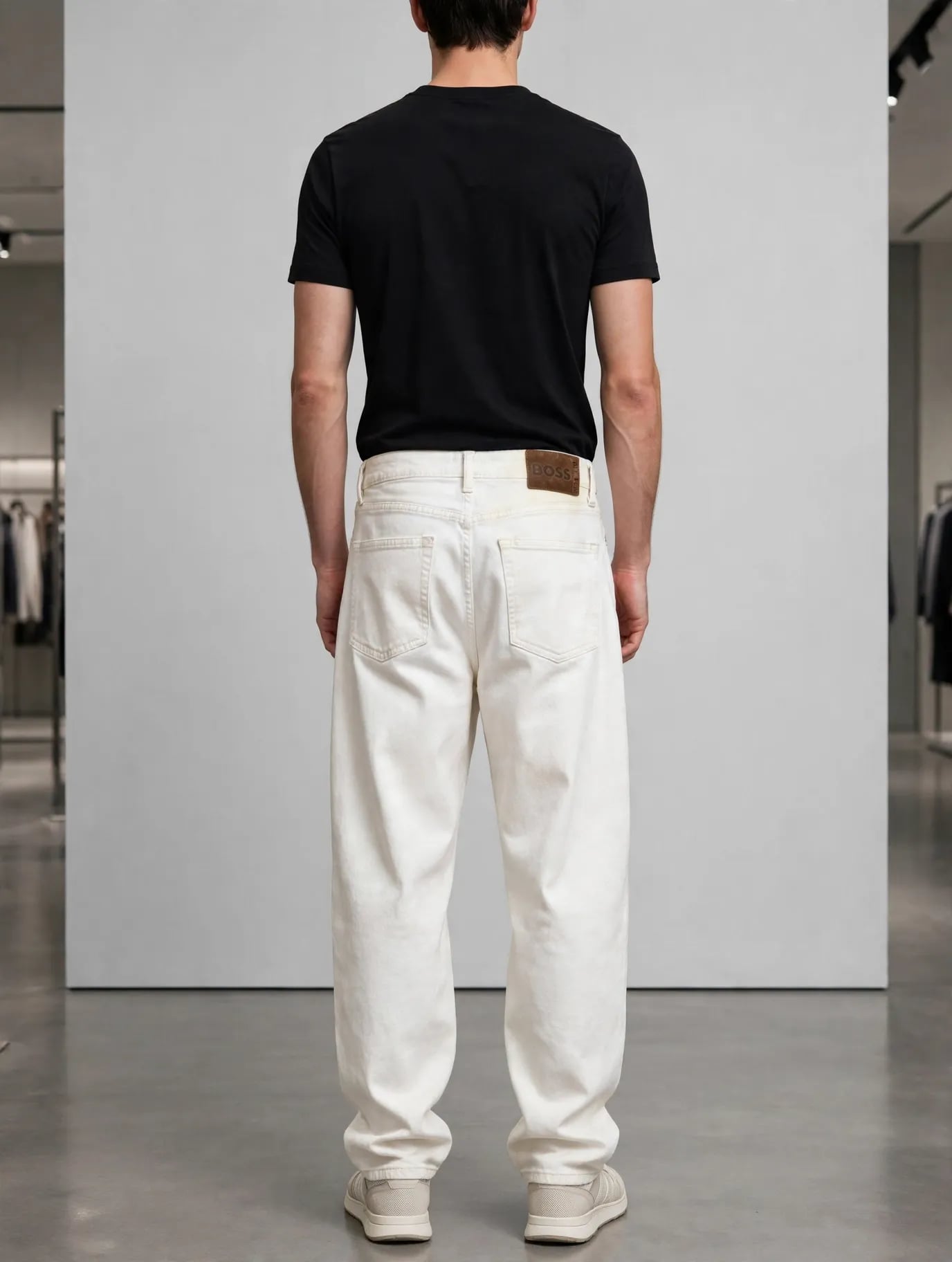 Boss Karamba Jeans Size 34x32 White Denim Pants 7