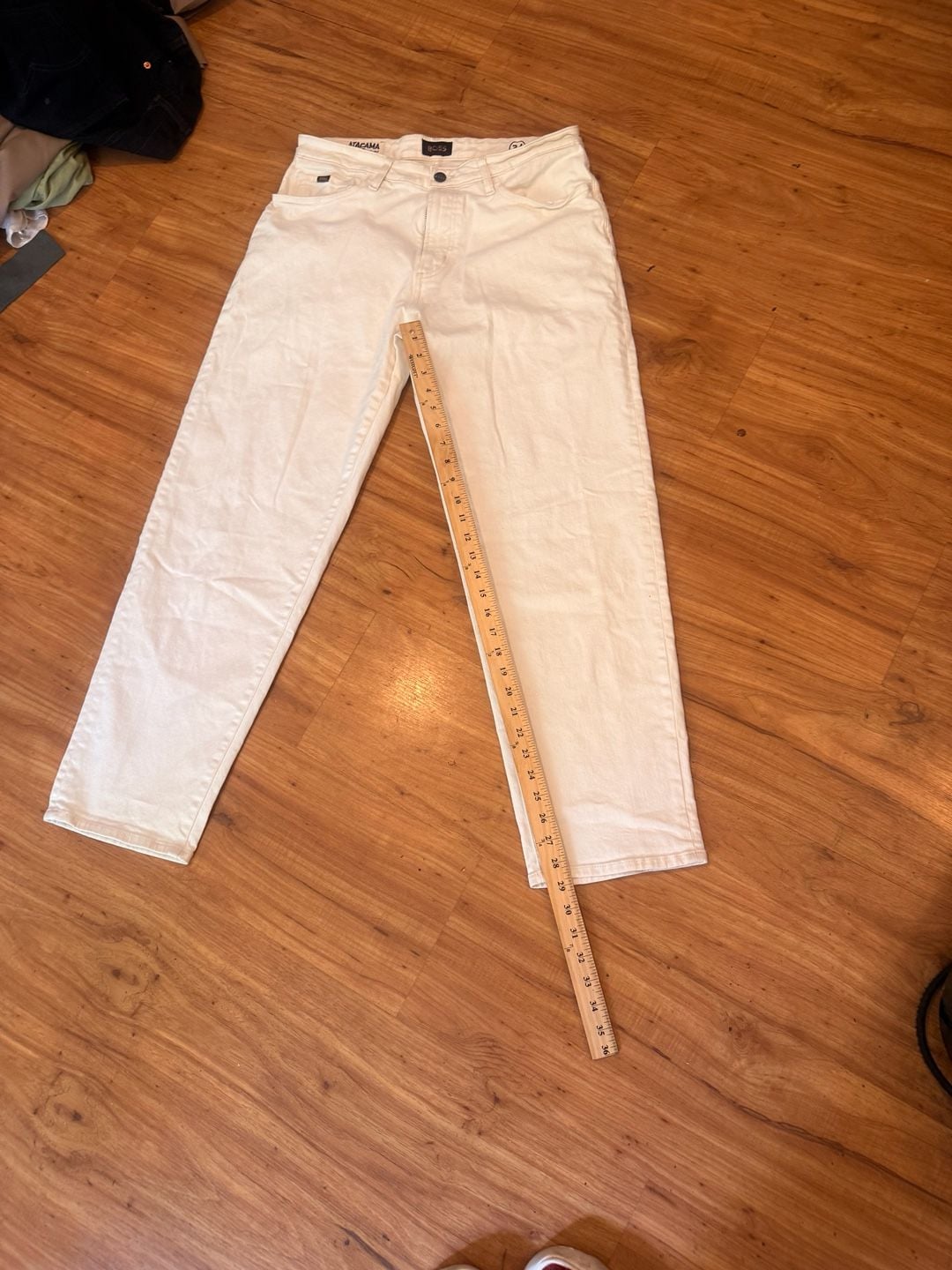Boss Karamba Jeans Size 34x32 White Denim Pants 9