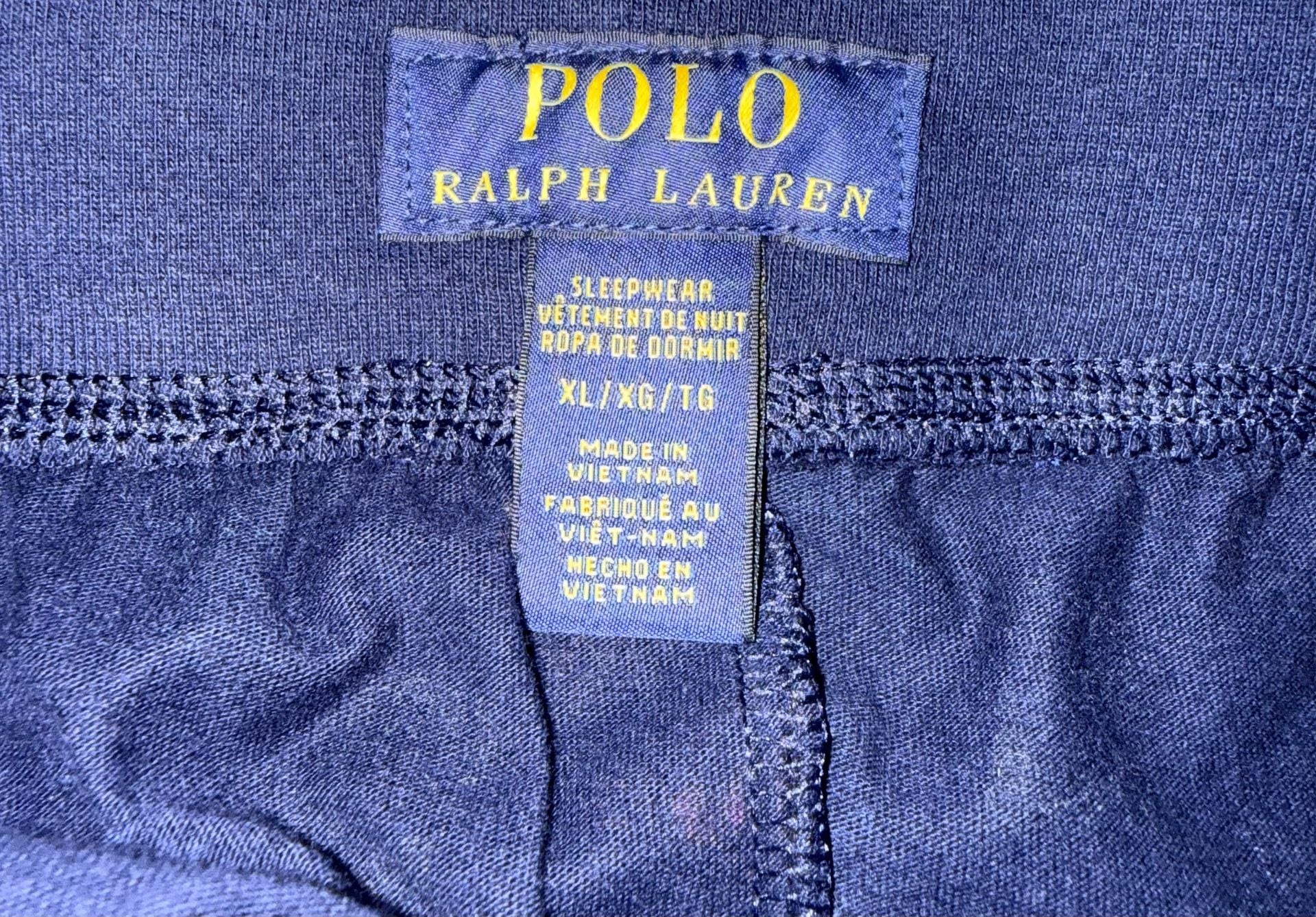Polo Ralph Lauren Sleep Shorts Size XL Navy Multi Varsity Print 6