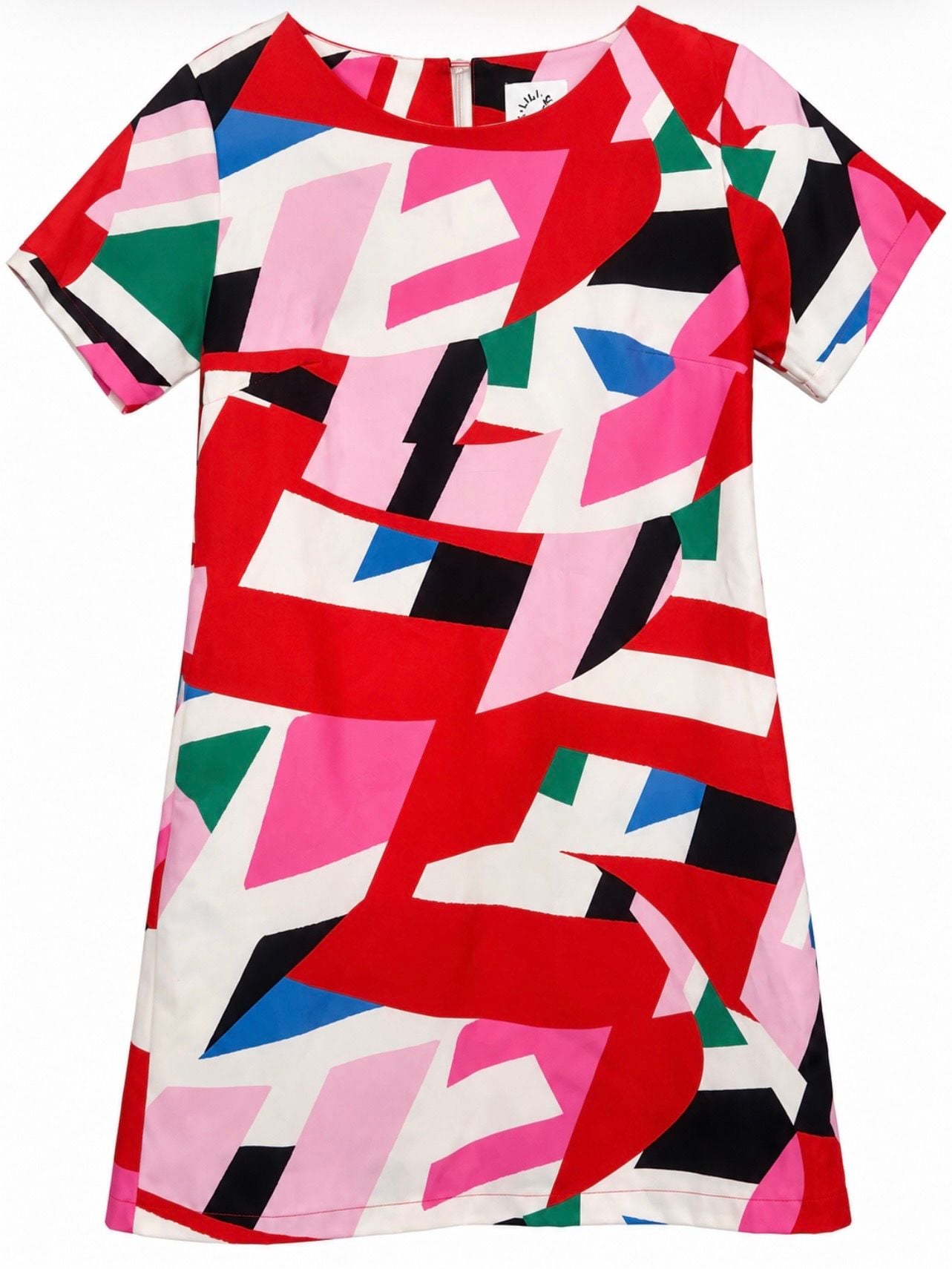 Lili Sidonio Shift Dress Size XS Geometric Print 2