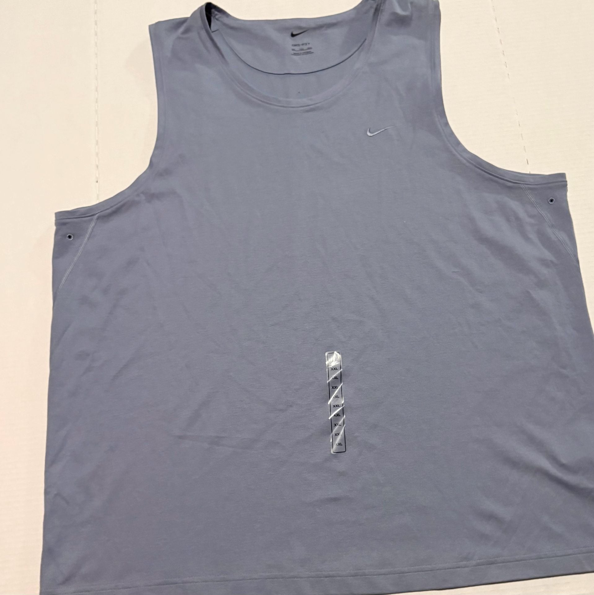 Nike Dri-FIT Primary Fitness Tank Top Size XXL Blue Gray DV9833-493 2