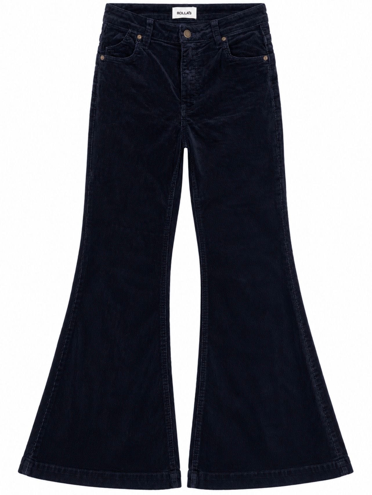 Rolla's Eastcoast Flare Corduroy Pants Size 28 Navy 2