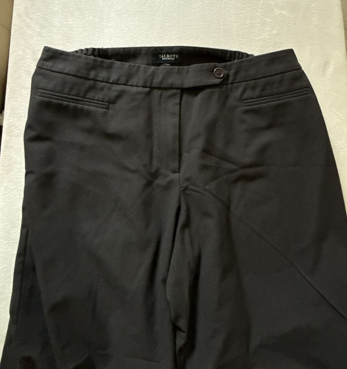 Talbots Curvy Pants Size 16WP Brown Trousers 4