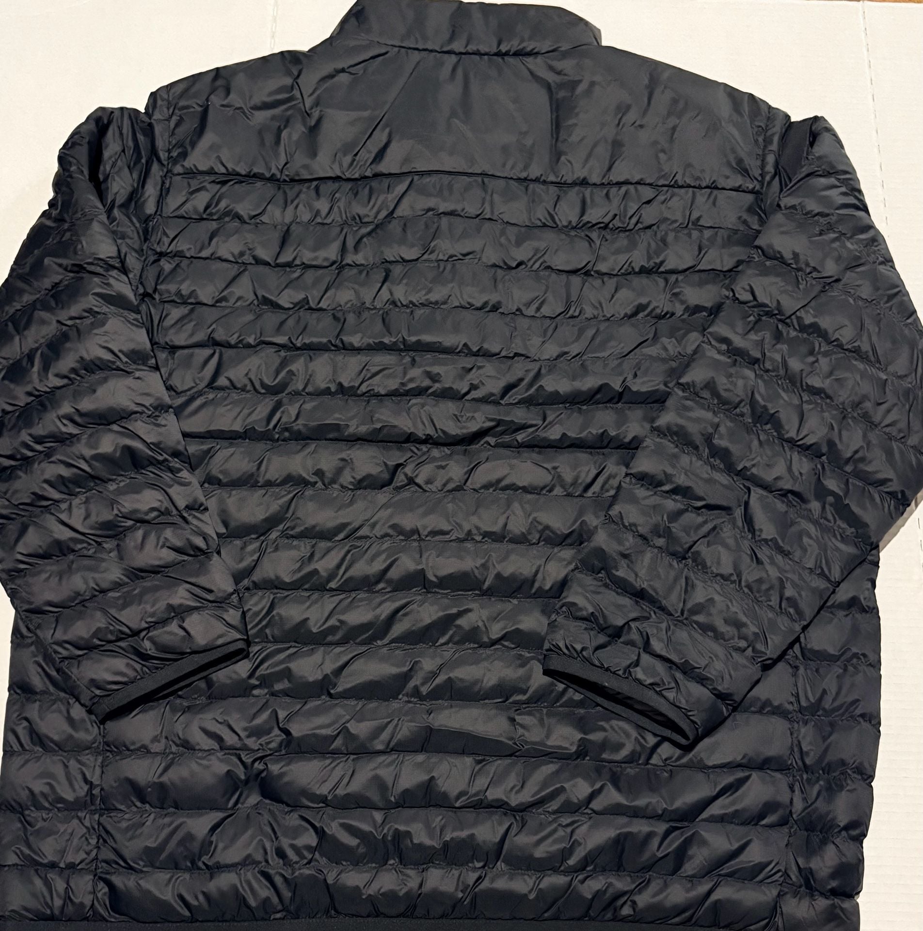 Vineyard Vines Packable Puffer Jacket Size XXL Jet Black Primaloft 10