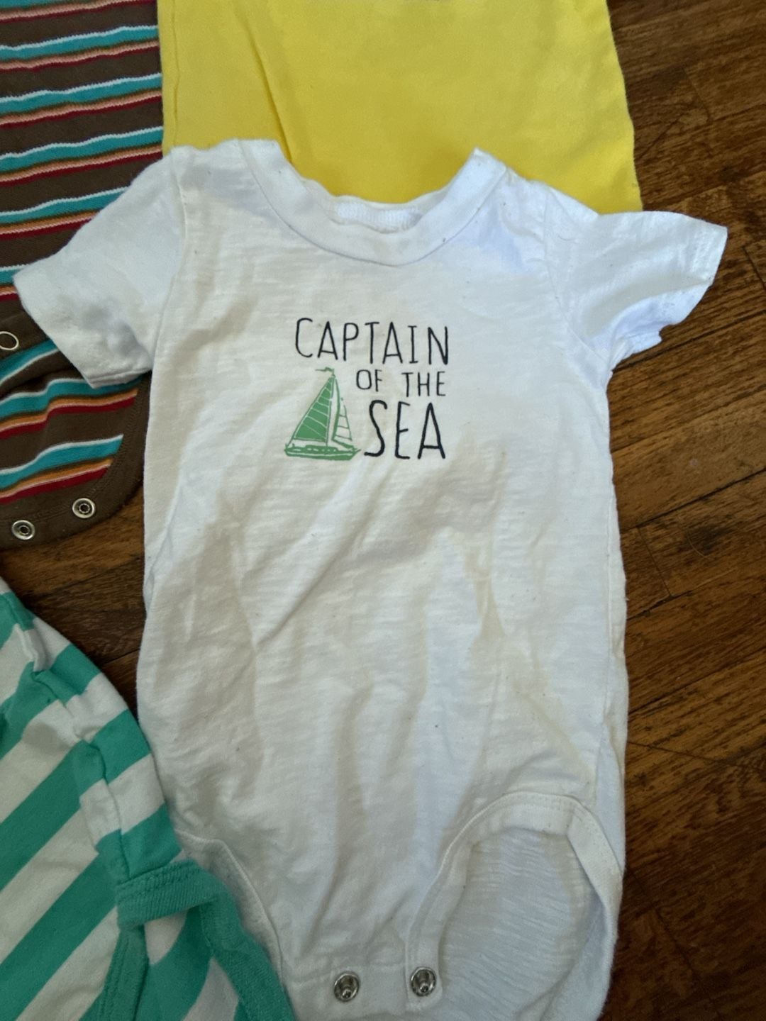 Baby Boys Assorted Bodysuits Lot Of 5 2