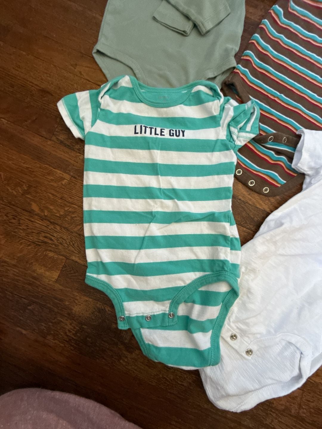 Baby Boys Assorted Bodysuits Lot Of 5 3