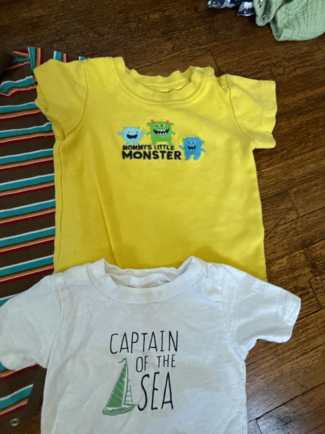 Baby Boys Assorted Bodysuits Lot Of 5 4