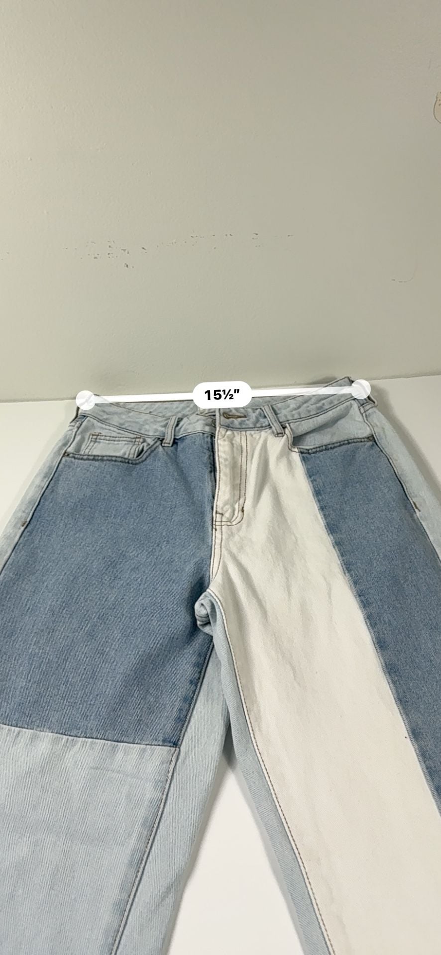 PacSun Colorblock Y2K High-rise Jeans Size 27 7