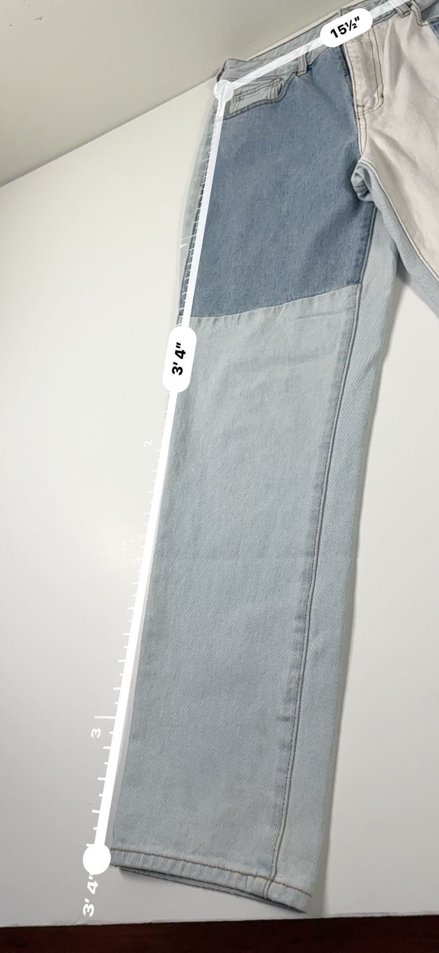PacSun Colorblock Y2K High-rise Jeans Size 27 8