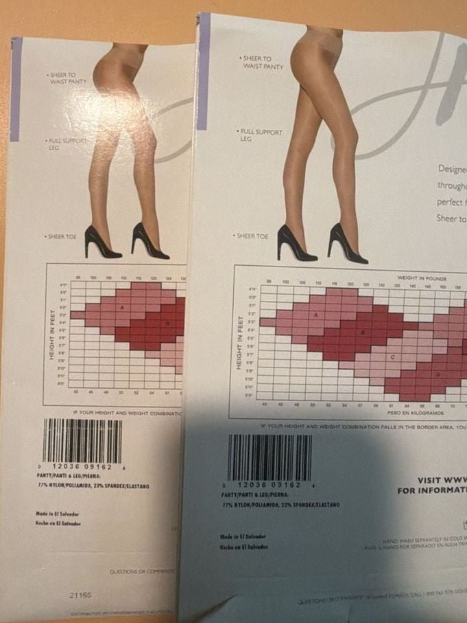 Hanes Alive Full Support Pantyhose Size A South Pacific 3
