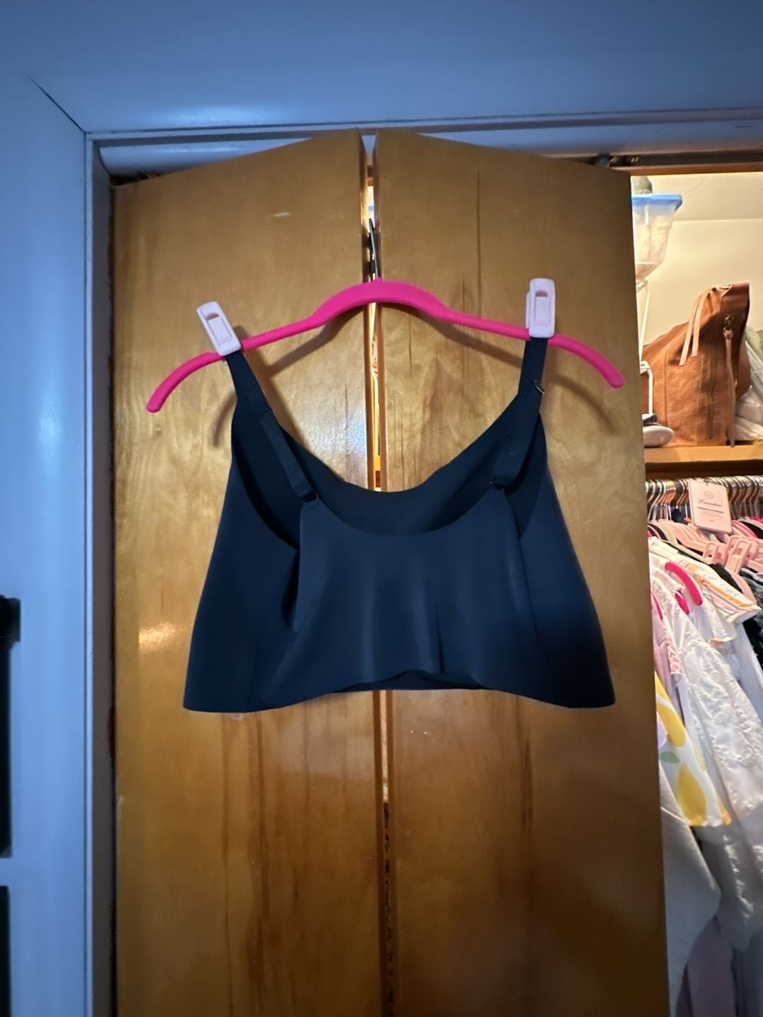 Uniqlo AIRism Seamless Bra Size XL Black Wireless Bralette 4