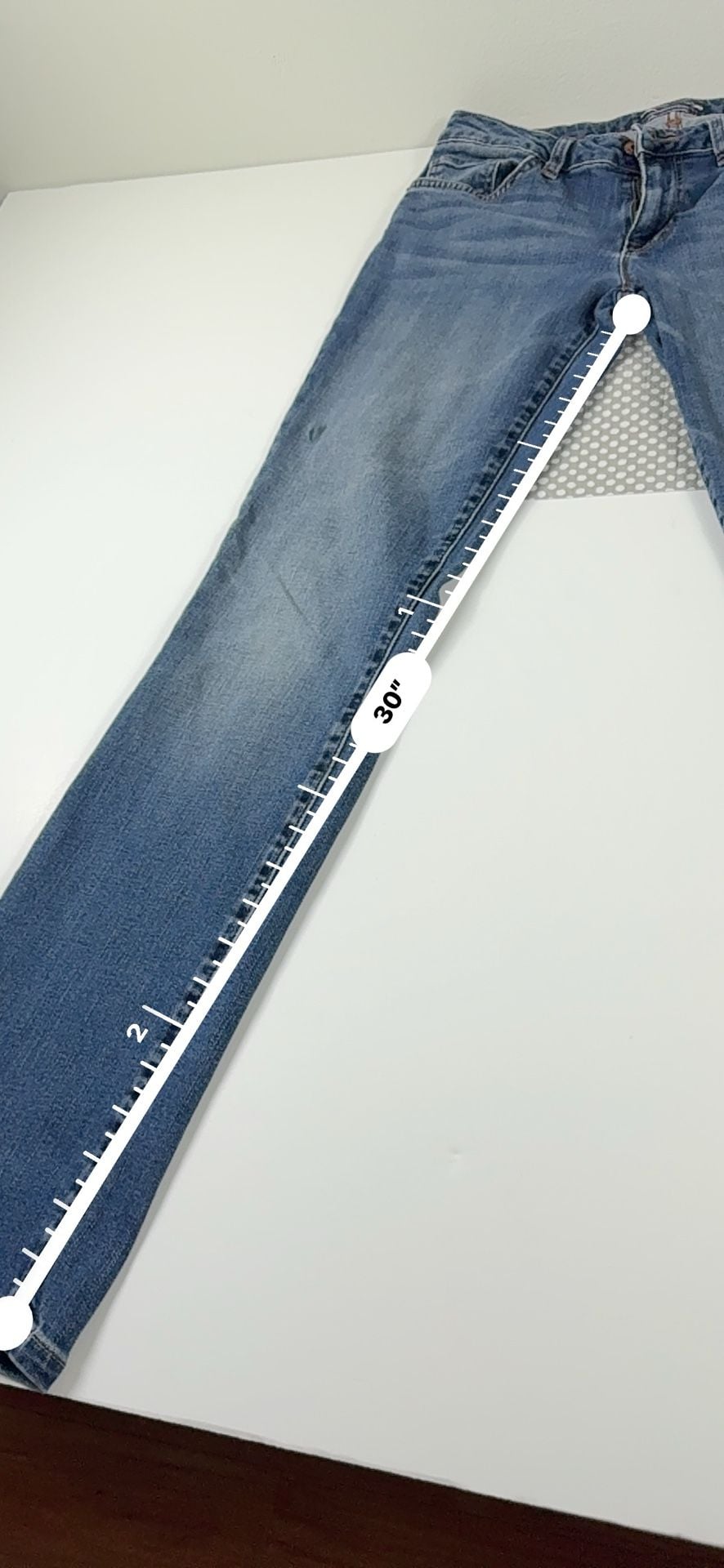 Tommy Hilfiger Women's Straight Leg Blue Jeans Size 6R 9