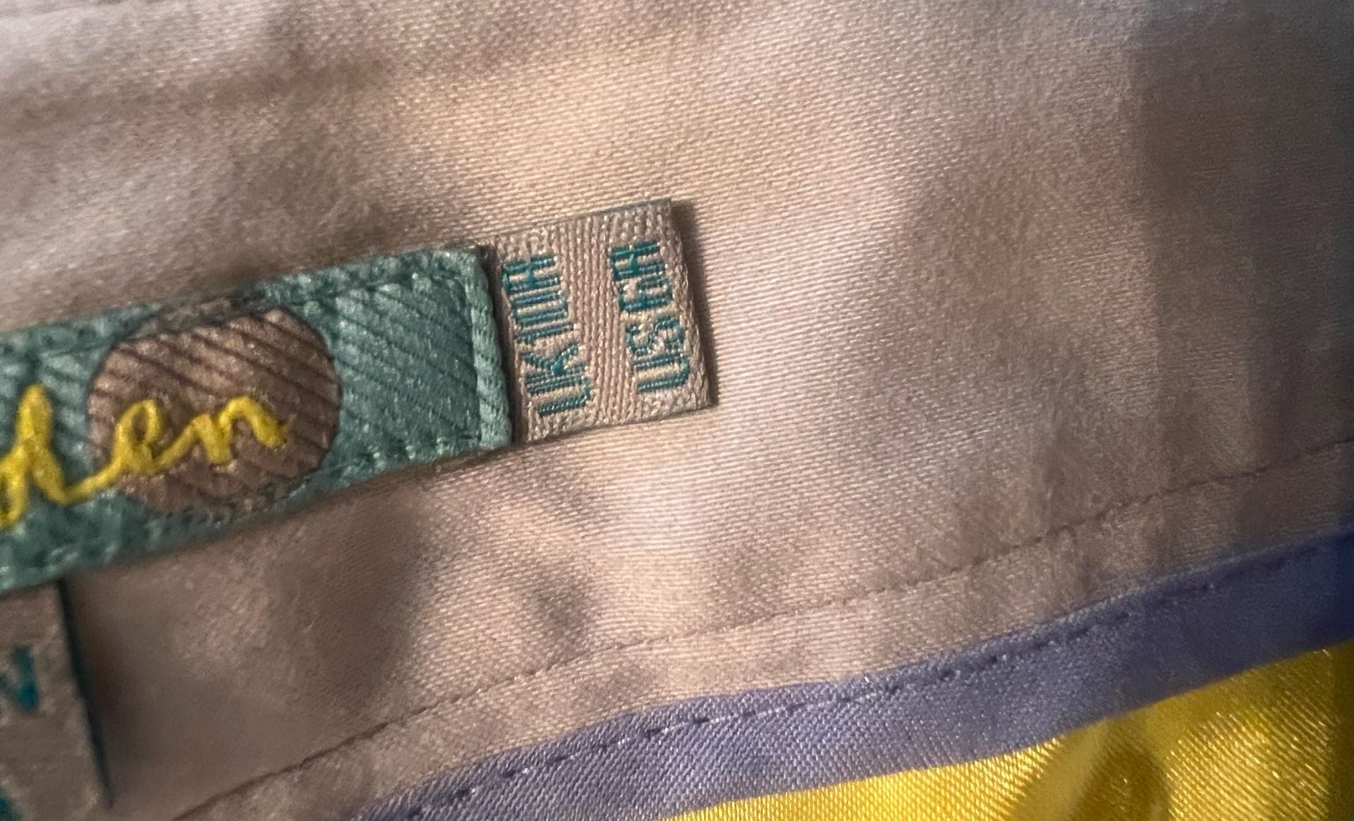 Boden Pencil Skirt Size 6R Yellow Gray Dandelion 3