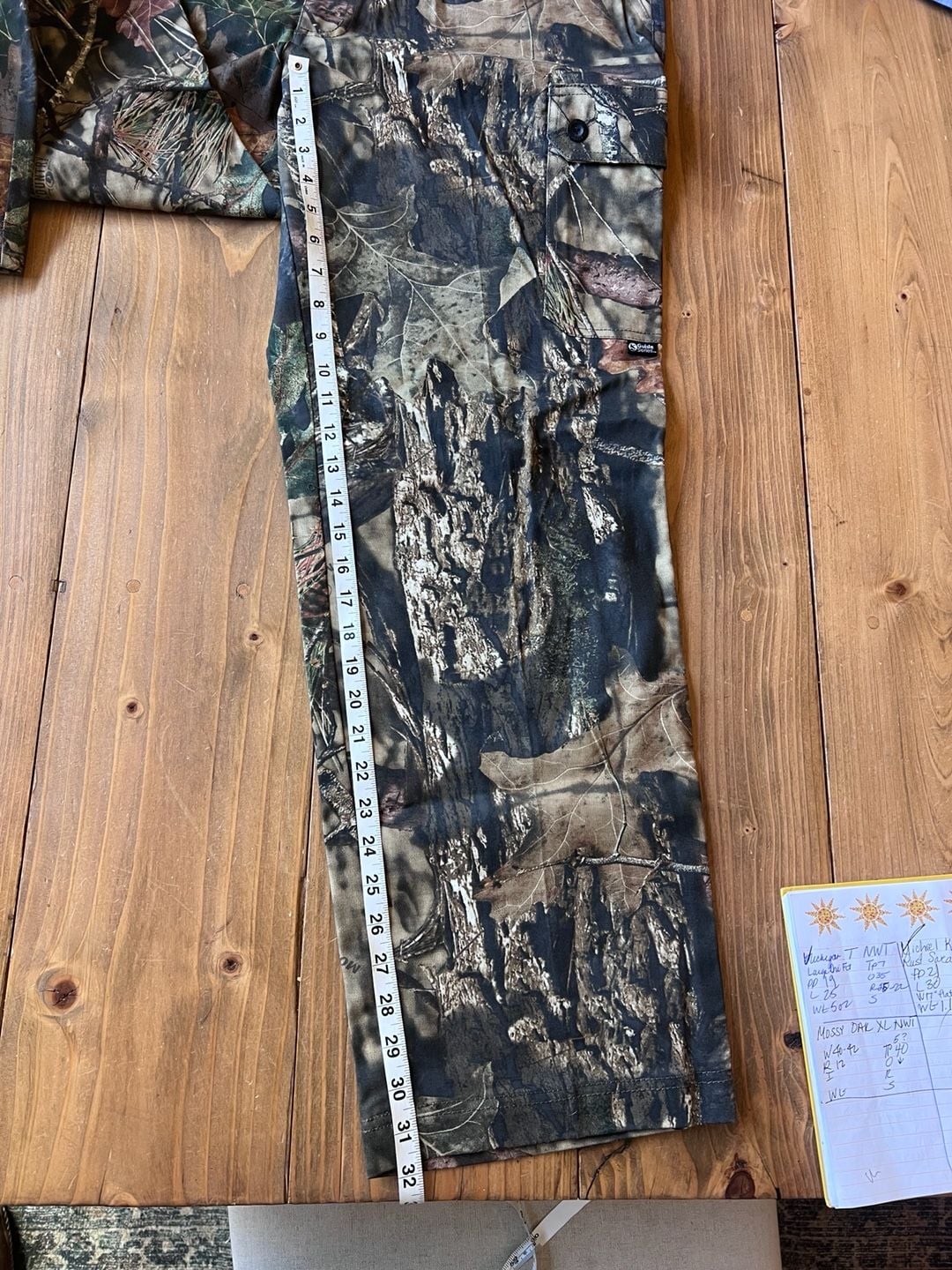 Gander Mountain Guide Series Cargo Pants XL Mossy Oak NEW 7