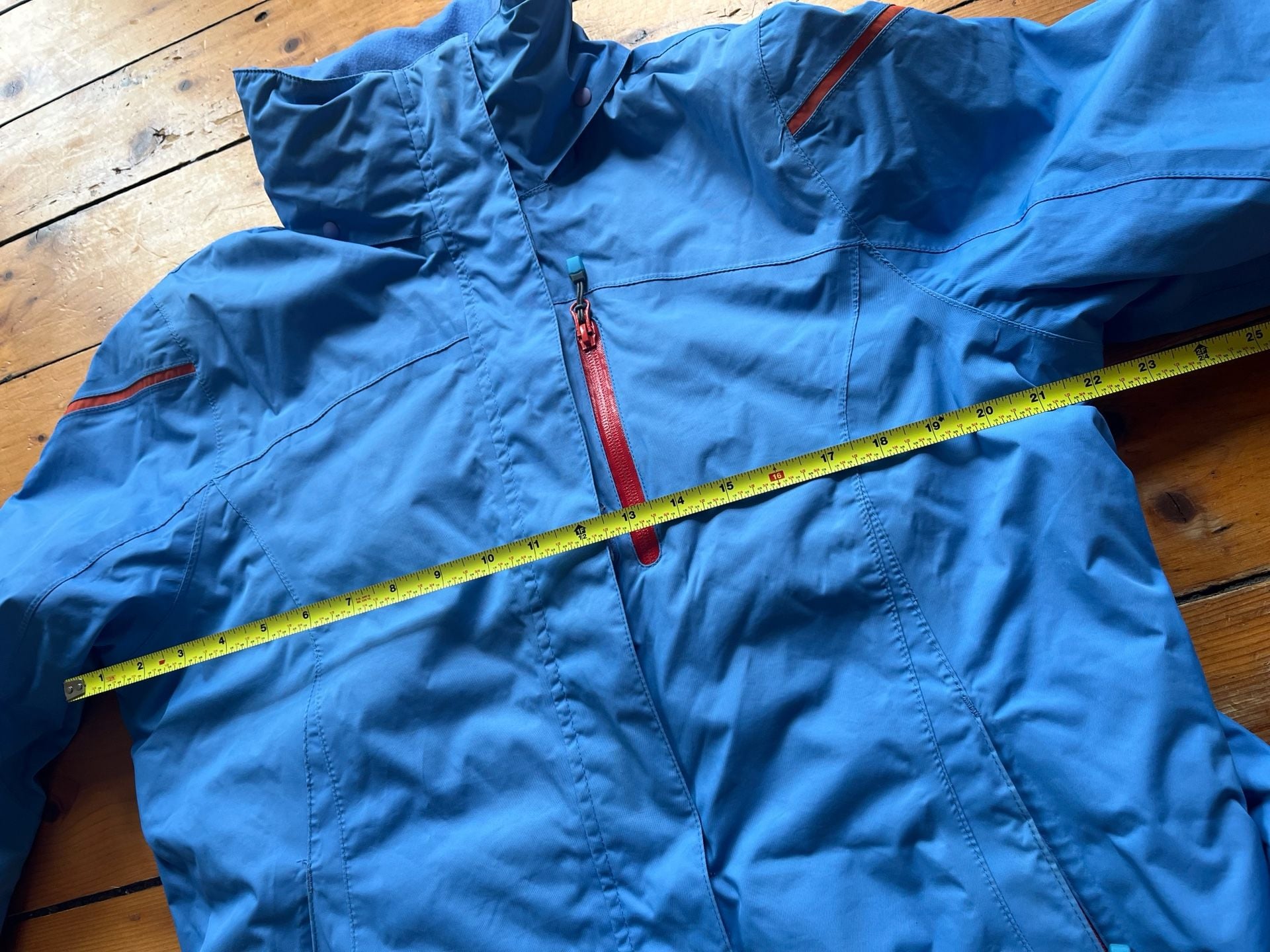 Lands End Winter Jacket Size L 14-16 Blue Insulated Ski Coat 5