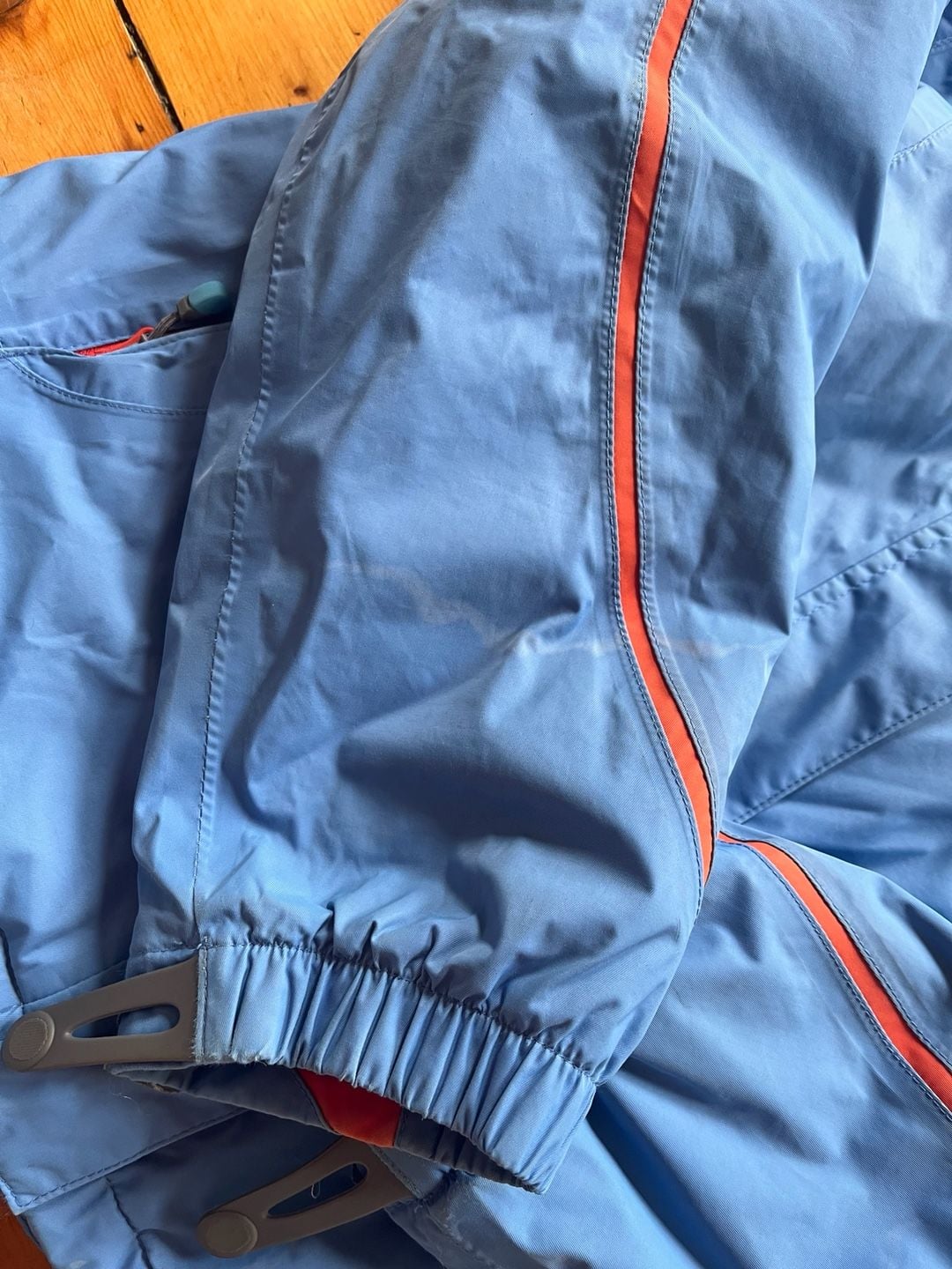 Lands End Winter Jacket Size L 14-16 Blue Insulated Ski Coat 8
