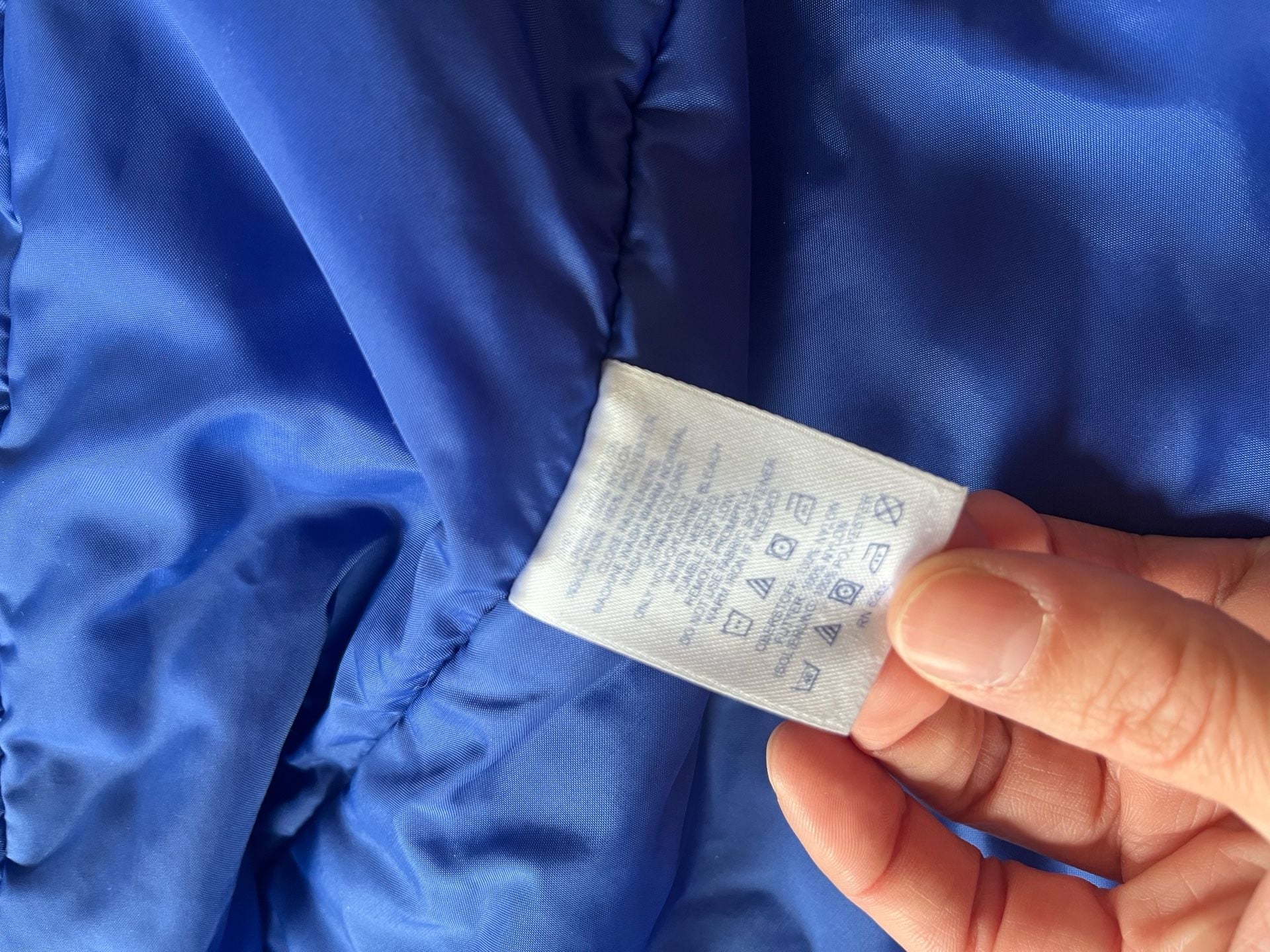 Lands End Winter Jacket Size L 14-16 Blue Insulated Ski Coat 16