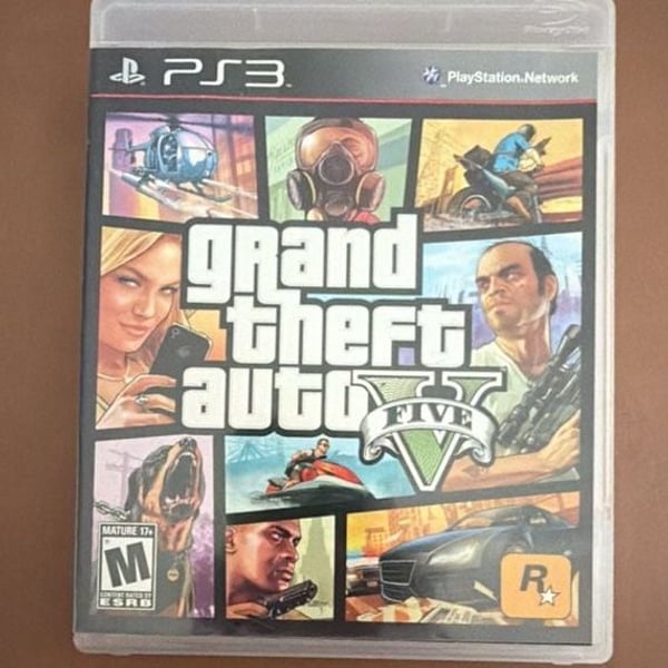 Grand Theft Auto V CIB w Map PS3
