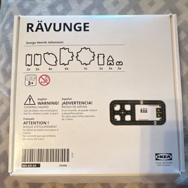 IKEA RAVUNGE Toy Road Puzzle Track Set