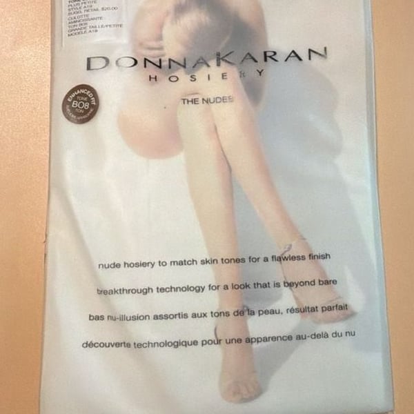 Donna Karan Hosiery Control Top Tights Plus Petite B08 Style A19