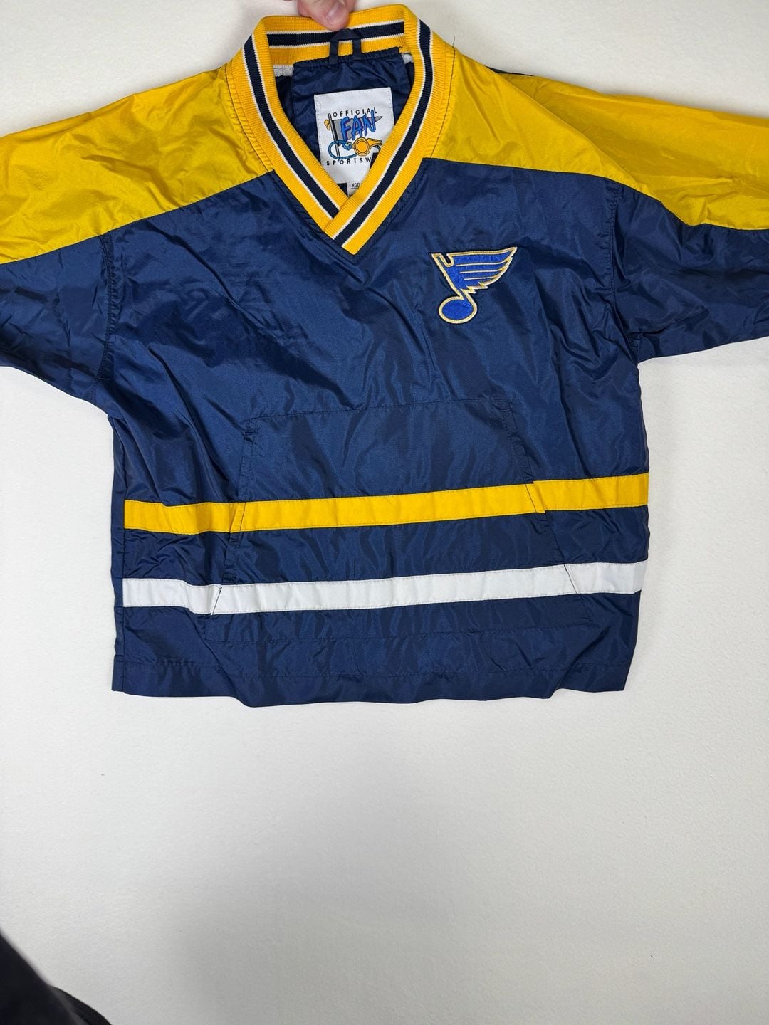 Official Fan Sportswear St. Louis Blues Kids Jacket Size XL Vintage NHL 2