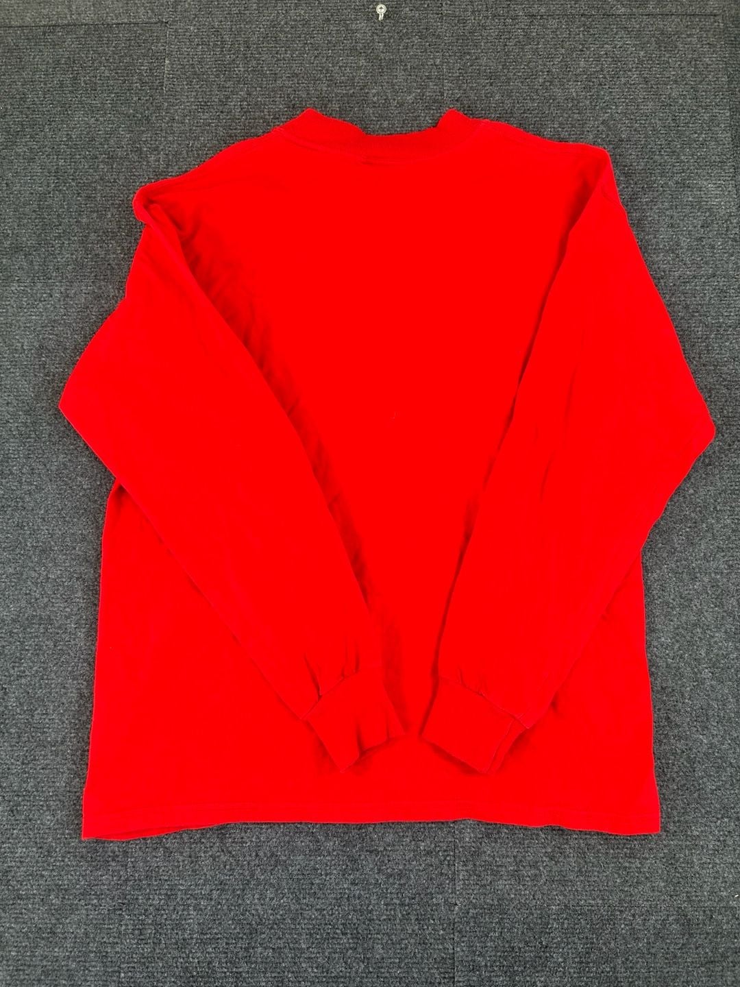 Russell Athletic Pro Cotton Long Sleeve T-Shirt Size M Red 10