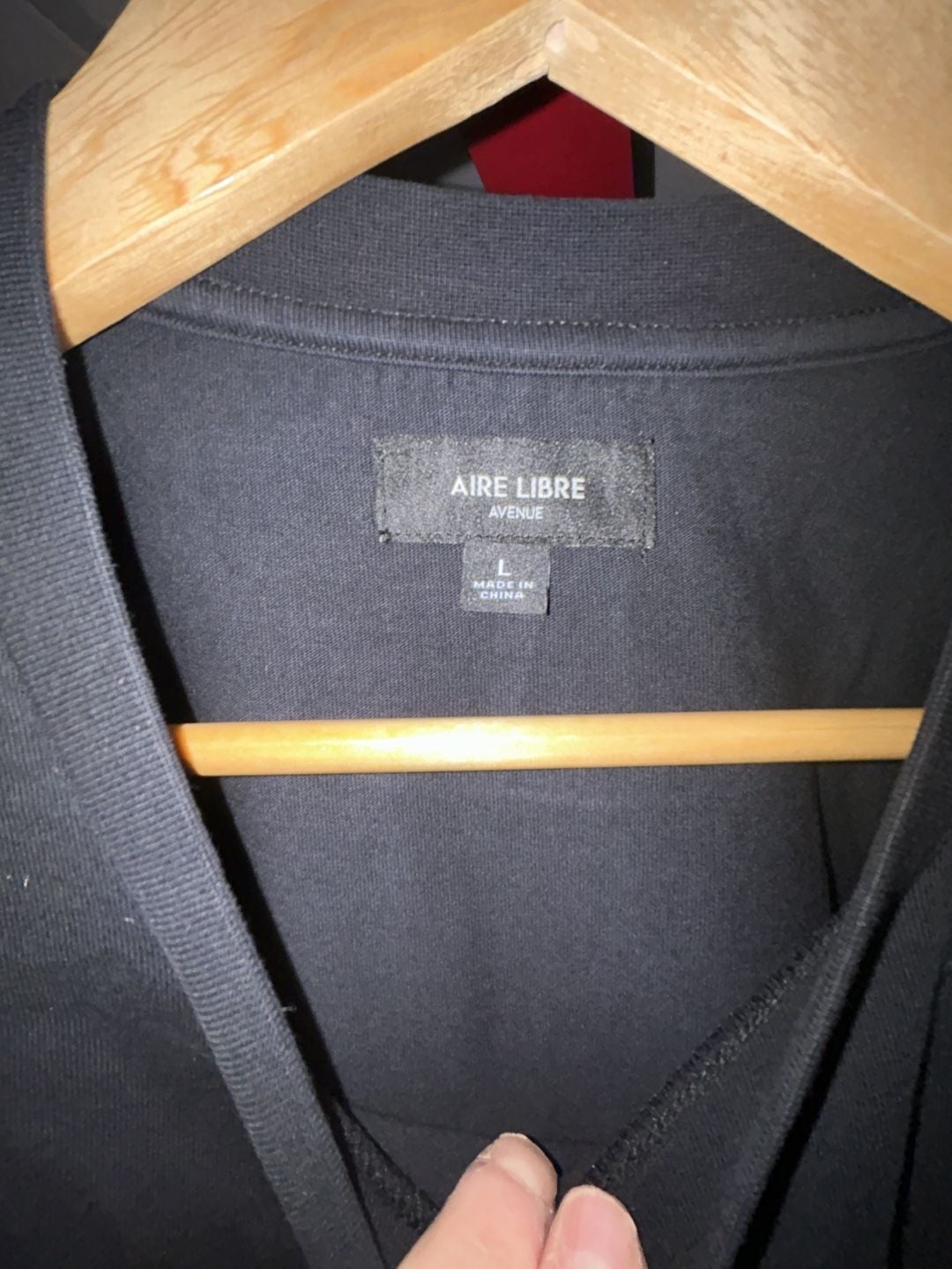 Aire Libre Avenue Graphic T-Shirt Size L Black 4