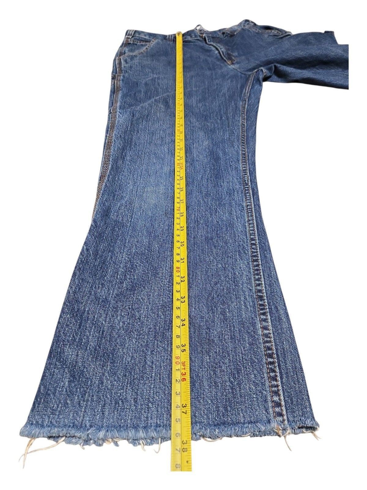 Carhartt Loose Fit Carpenter Jeans Size 32x28 Blue Cotton Denim 12