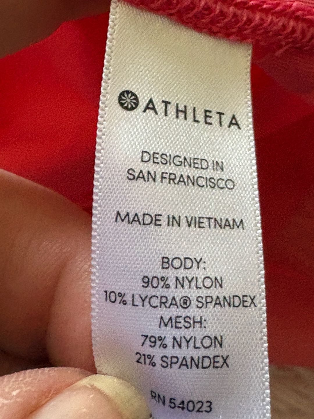 Athleta Tank Dress Size M Coral Pink Sleeveless Cover Up 8