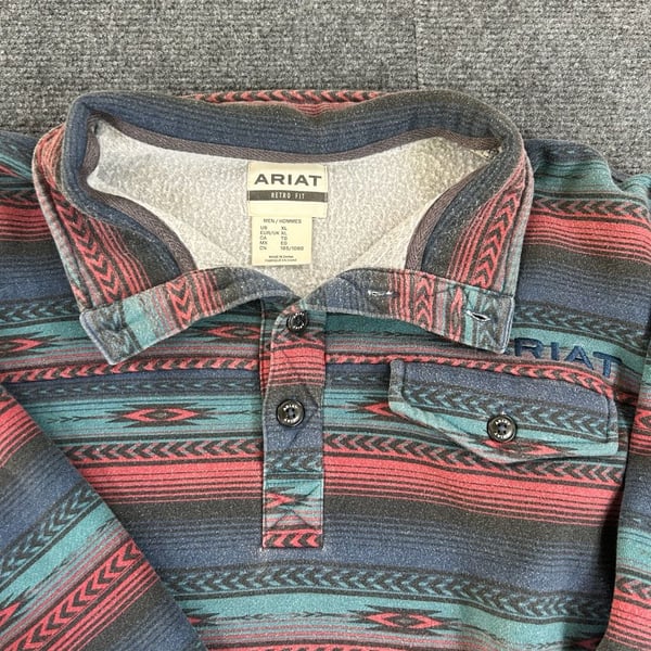 Ariat Retro Fit Aztec Southwestern Pullover Sweatshirt Size XL