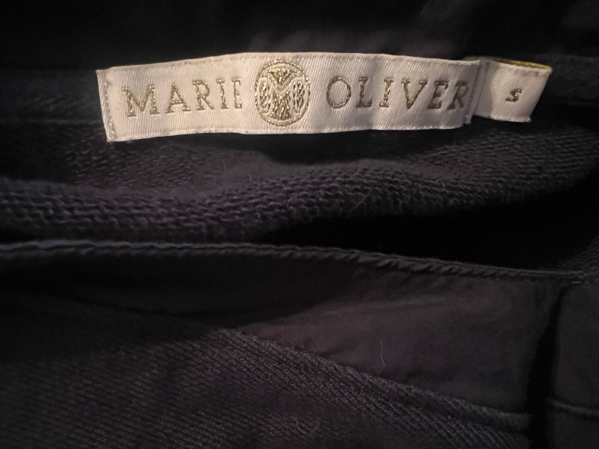 Marie Oliver Viva Popover Top Size S Navy 5