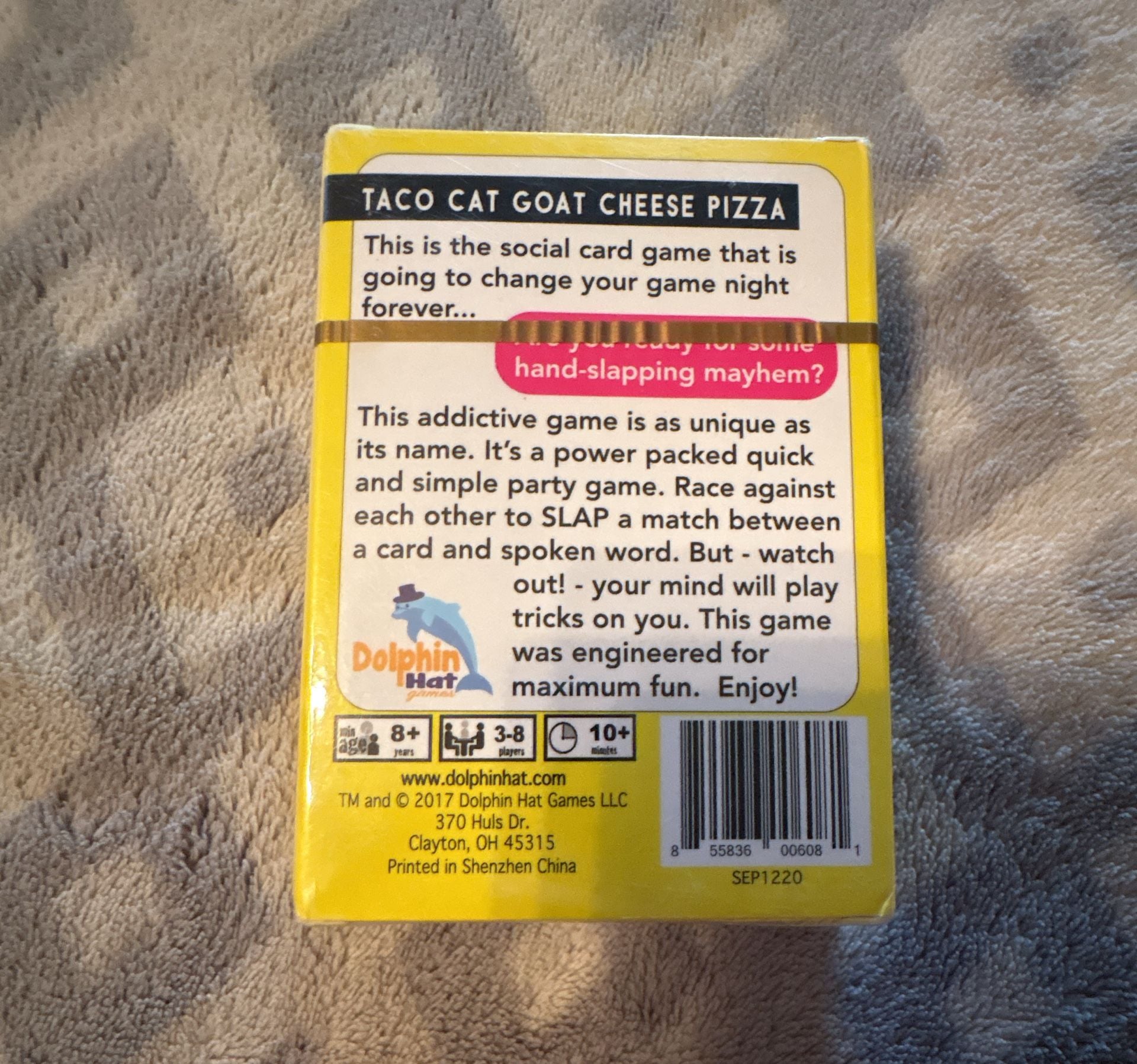 Dolphin Hat Games Taco Cat Goat Cheese Pizza Card Game Sealed 2
