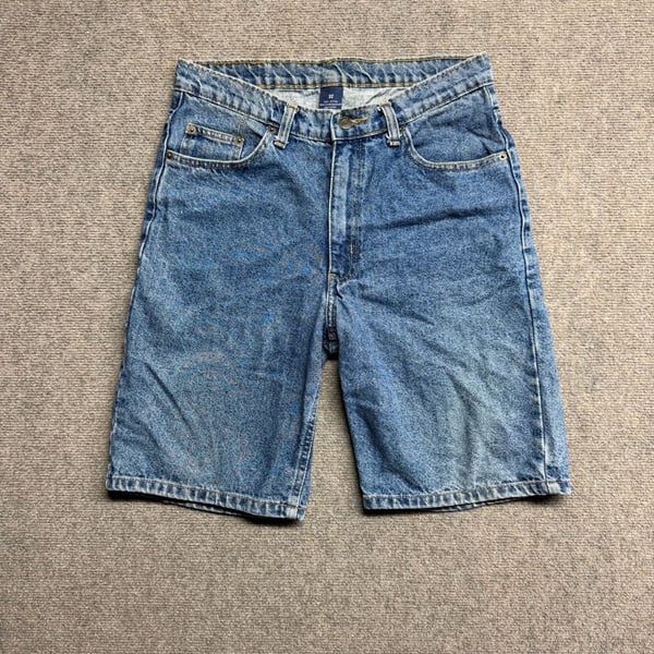 Full Blue Denim Shorts Size 32 Blue Cotton Jorts