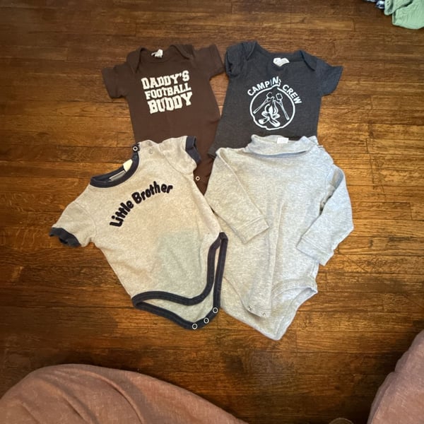 Baby Bodysuit Lot Infant Assorted Graphic Shirts