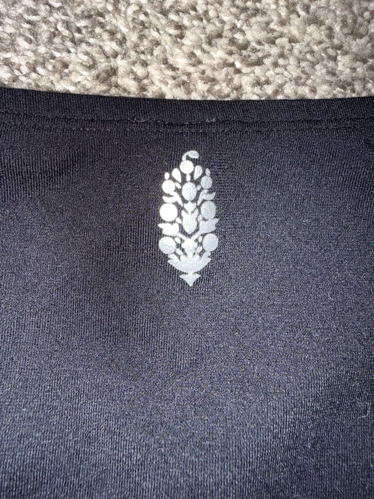 FP Movement Long Sleeve Crop Top Size M/L Black Twist Front 5