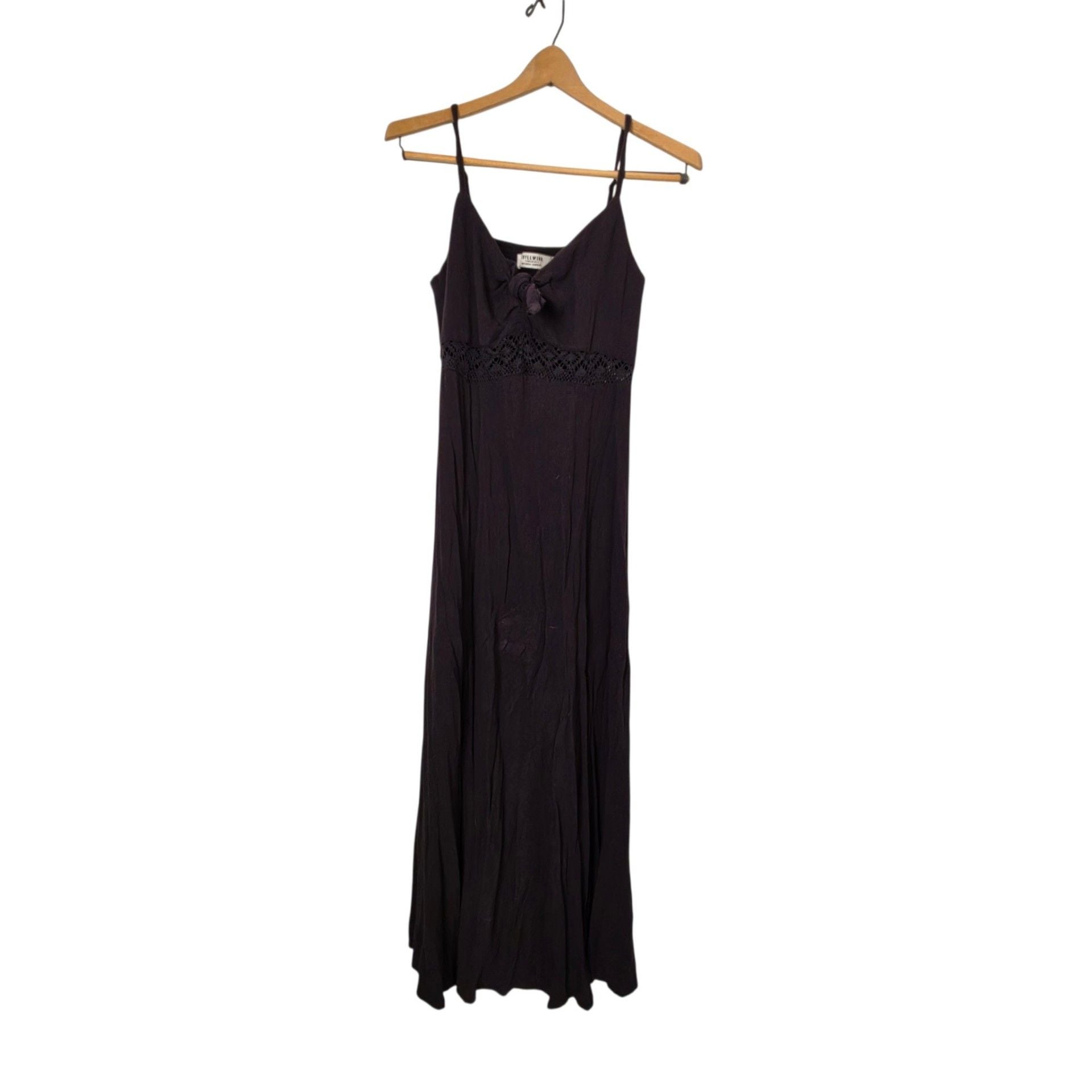 Idyllwind Fueled By Miranda Lambert Maxi Dress Size M Black Crochet 2
