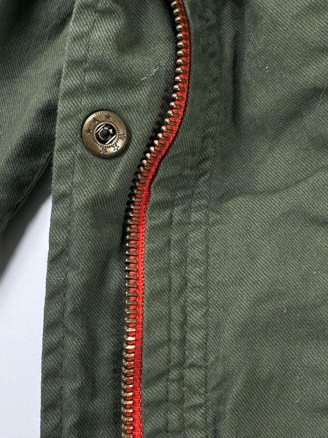41 Hawthorn Utility Anorak Jacket Size L Green Cotton Hooded Military 5