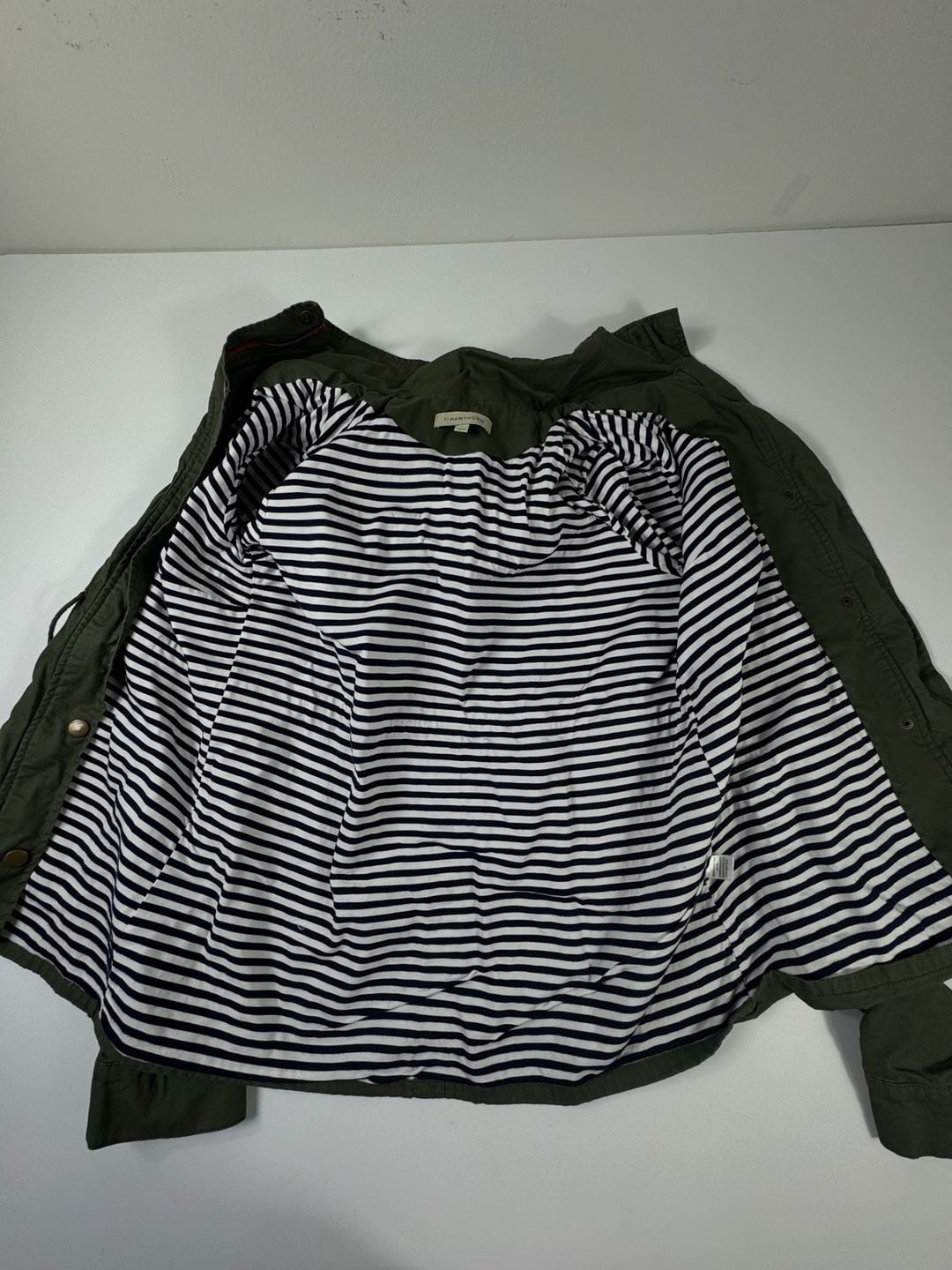 41 Hawthorn Utility Anorak Jacket Size L Green Cotton Hooded Military 6