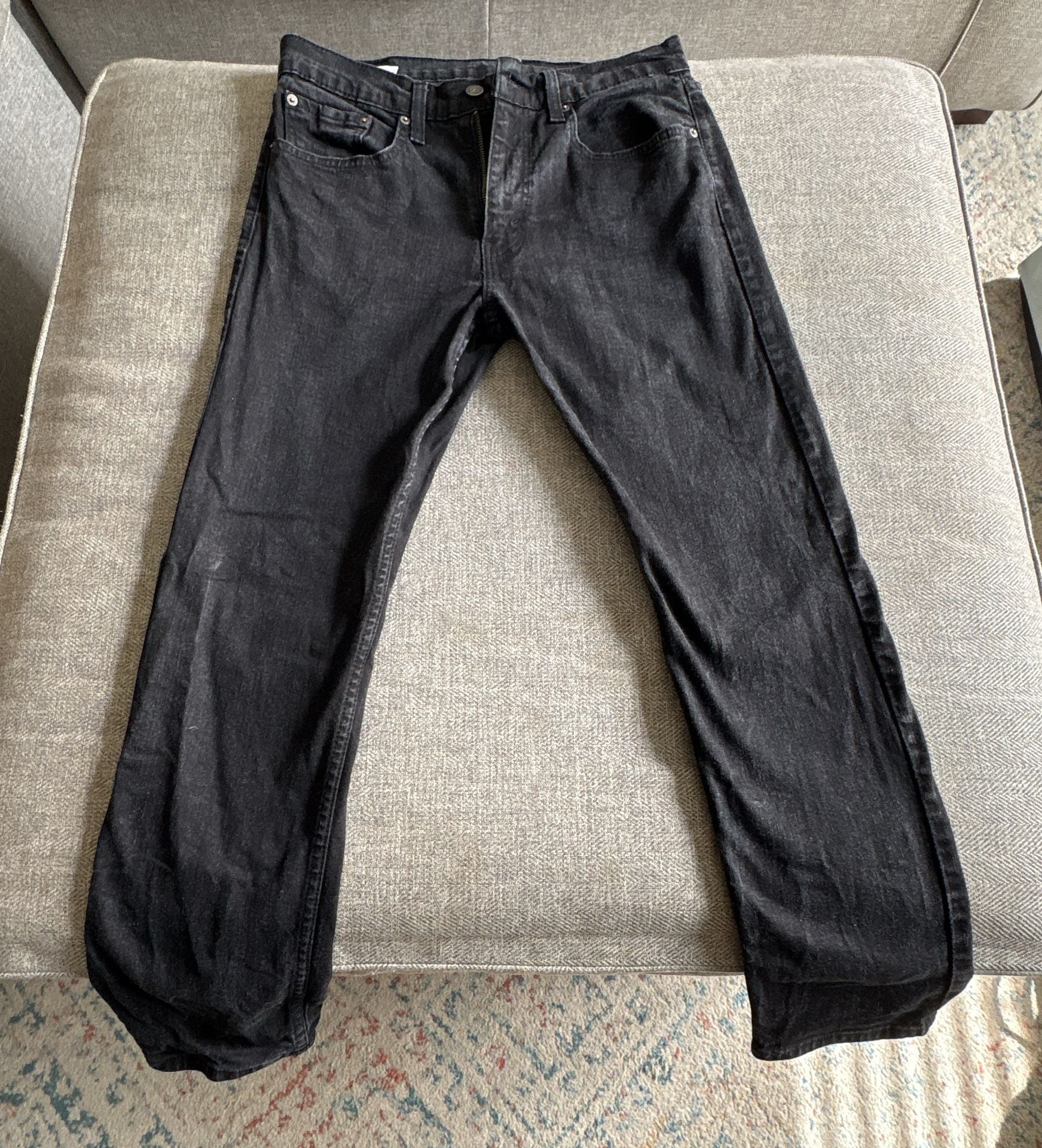 Levi's Black Jeans Black Denim Wash 2