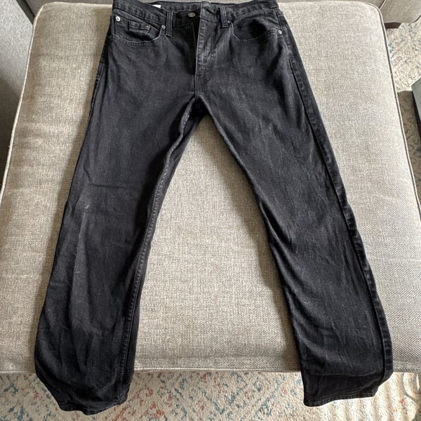 Levi's Black Jeans Black Denim Wash