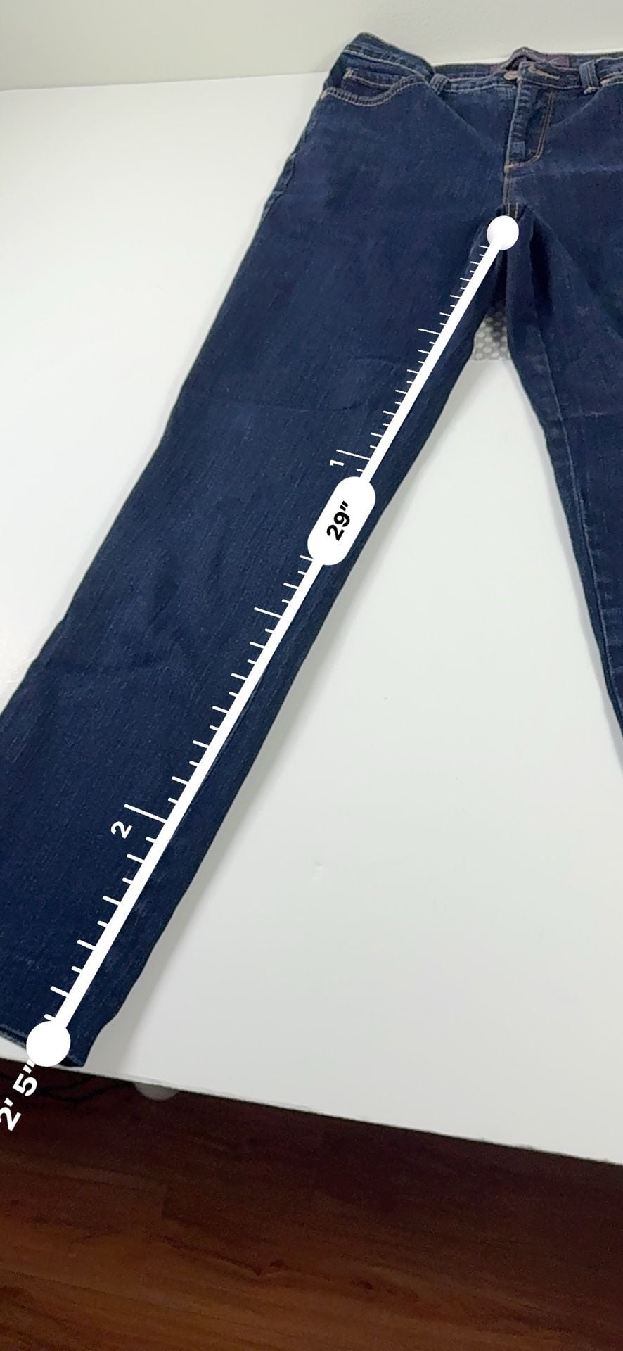 Gloria Vanderbilt Amanda High Rise Tapered Jeans Size 6 Average 10
