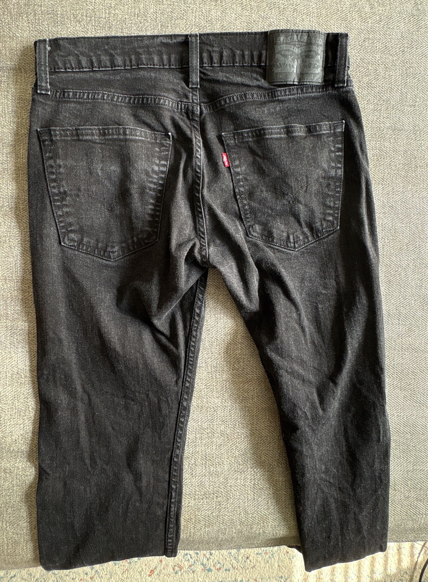 Levi's Black Jeans Black Denim Wash 3