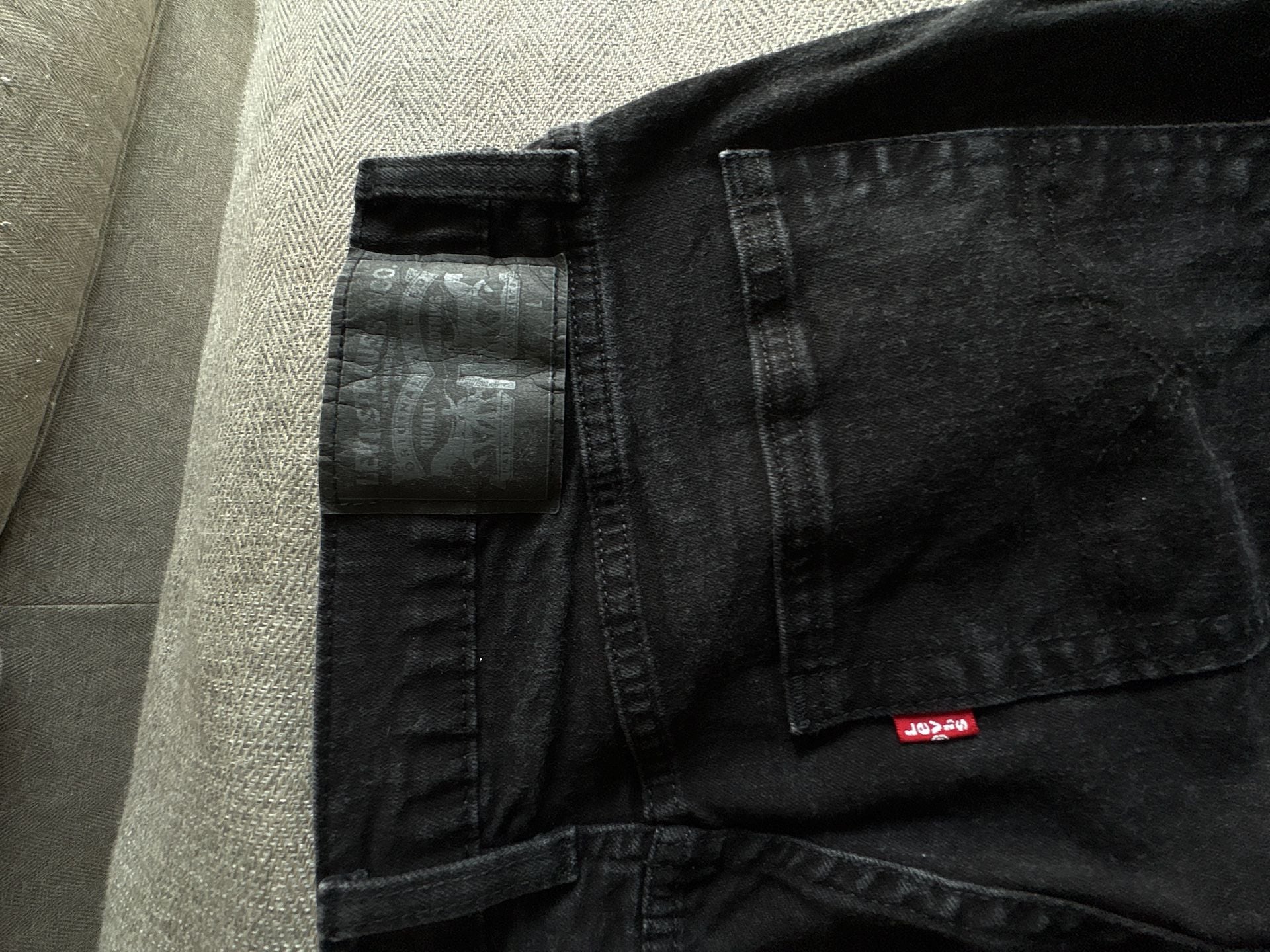 Levi's Black Jeans Black Denim Wash 4