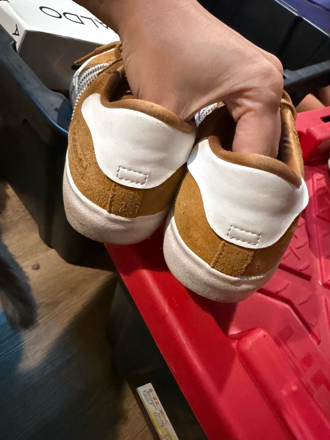 Adidas Matchbreak Super Size 5.5 Brown Suede Skateboarding Shoes 2