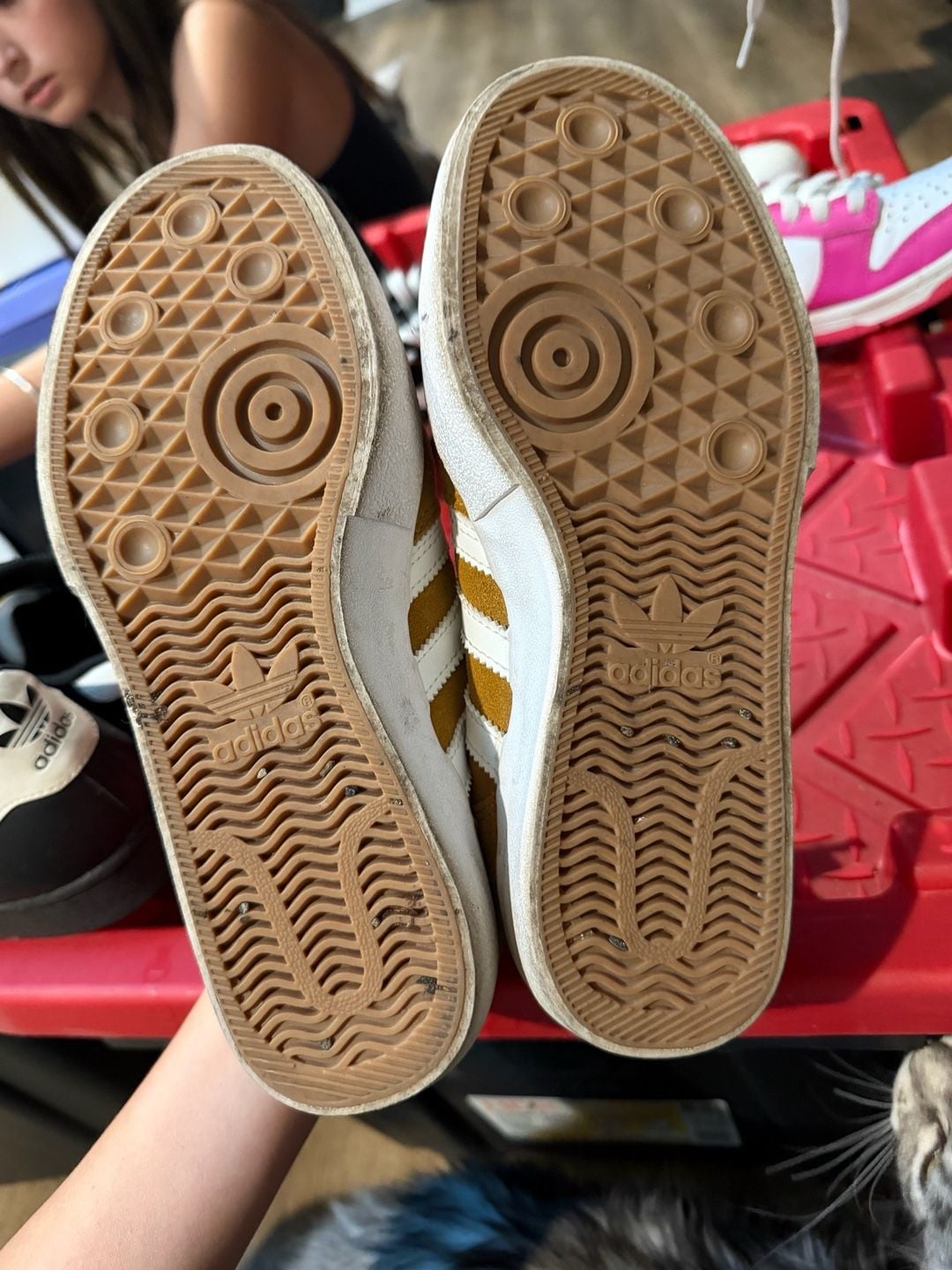 Adidas Matchbreak Super Size 5.5 Brown Suede Skateboarding Shoes 4