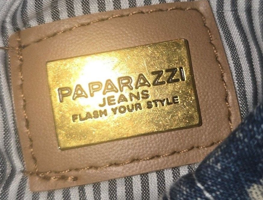 Paparazzi Denim Jacket Acid Wash Sequin Color Y2K style 4