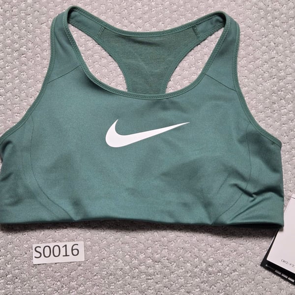 Nike Dri-FIT Sports Training Bra Green